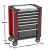 Kinbox Cape de relleno barato Mobile Toolbox para uso industrial con herramientas de 147pcs