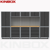 China Kinbox Overhead 14pcs Gabinete de acero de garaje para el hogar