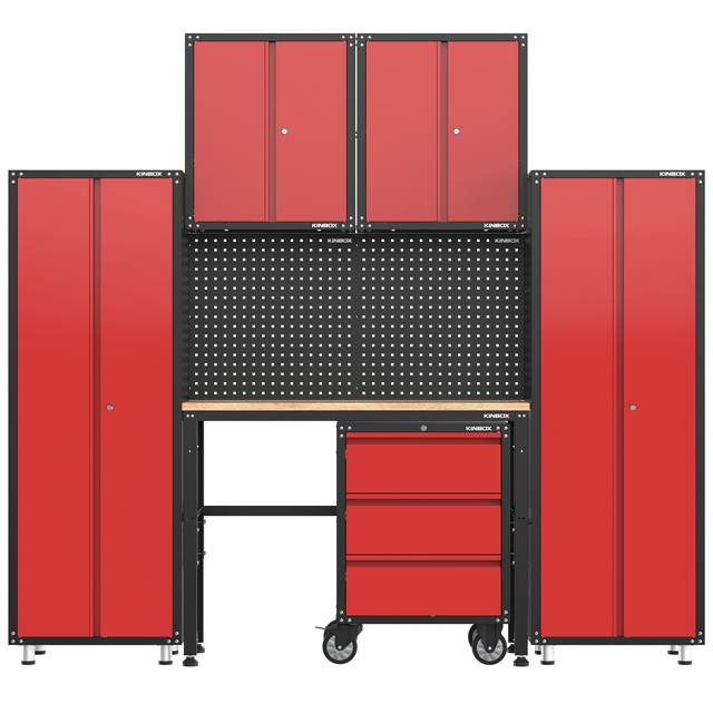 Herramienta de 8 piezas Garaje Workbench and Storage System