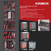 Kinbox Hot Holding Car Tools Box Set Mechanics Hardware 185pcs set