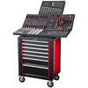 Carro de herramientas compacto Kinbox para el hogar | Organizador con ruedas liviano con bandeja EPS personalizable