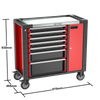 Kinbox 445 Piezas BMC Bandeja Profesional Profesional Hands Hand Tail Handriding Multifuncional Cart de herramientas admite la personalización