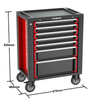 Carro de herramientas compacto Kinbox para el hogar | Su socio definitivo para proyectos de bricolaje y soluciones rápidas