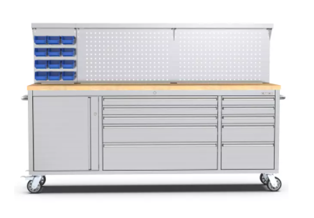 Venta al por mayor de 84 pulgadas de carrito de servicio pesado con encimera