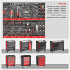 Kinbox 138 Piece BMC Banes Propiedades de mano Duración Multifuncional Durable Metal Panel admite el kit de personalización TTOOL