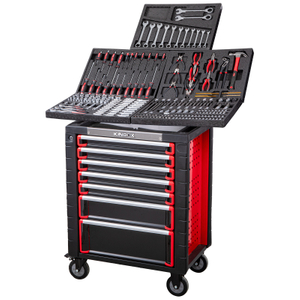 Kinbox 232 Piece EPS Bandeja para la bandeja de mano Kit de herramientas multifuncionales duraderas, panel de metal actualizado, admite la personalización