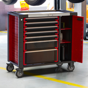 Carro de herramientas integrado Kinbox de 147 piezas: organización todo en uno, listo para trabajar
